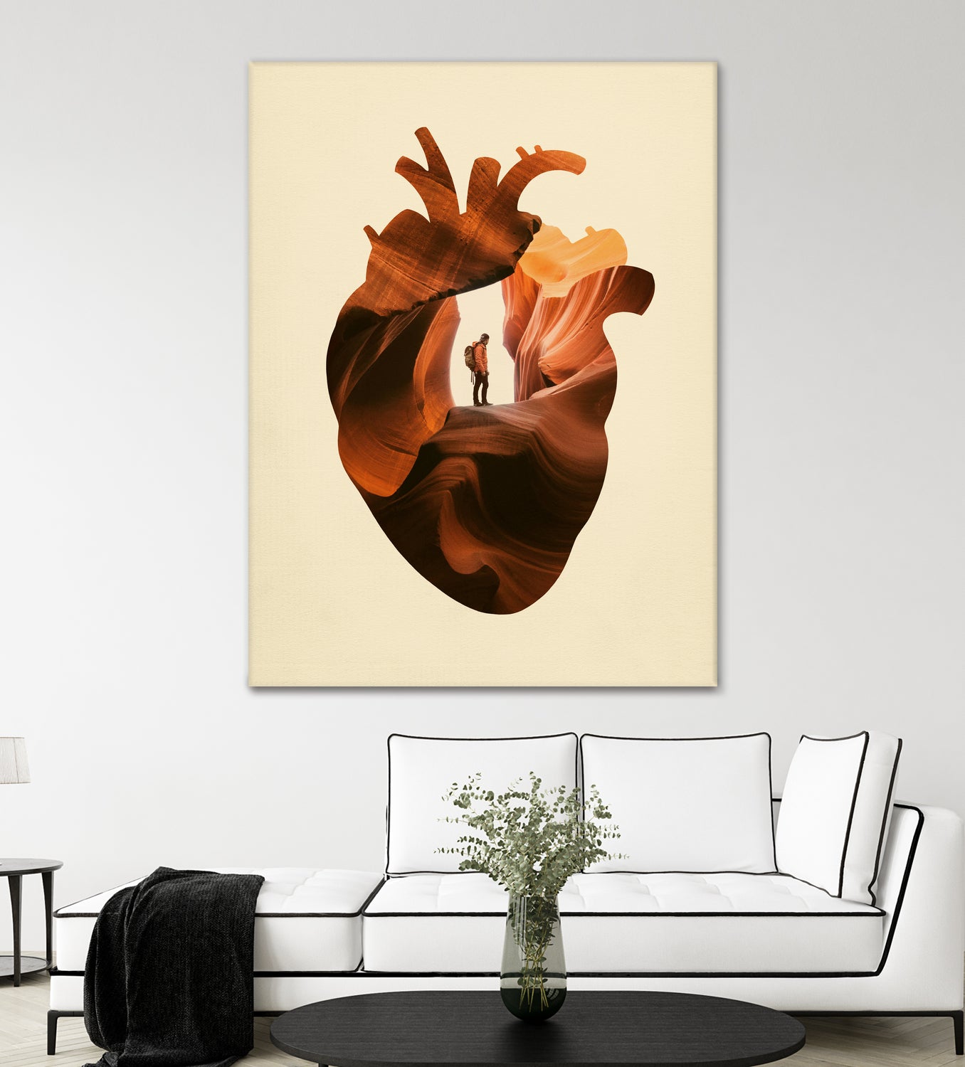 Heart Explorer by Enkel Dika on GIANT ART - orange photo manipulation