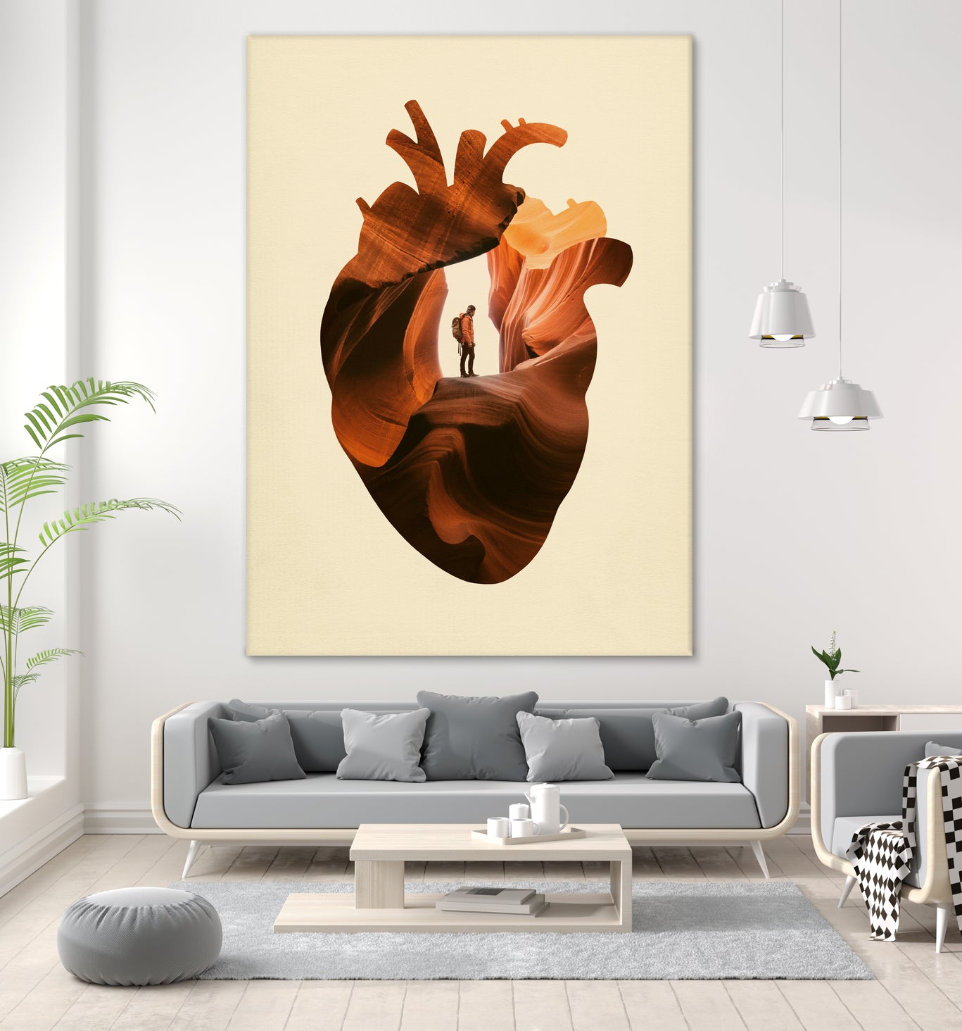 Heart Explorer by Enkel Dika on GIANT ART - orange photo manipulation