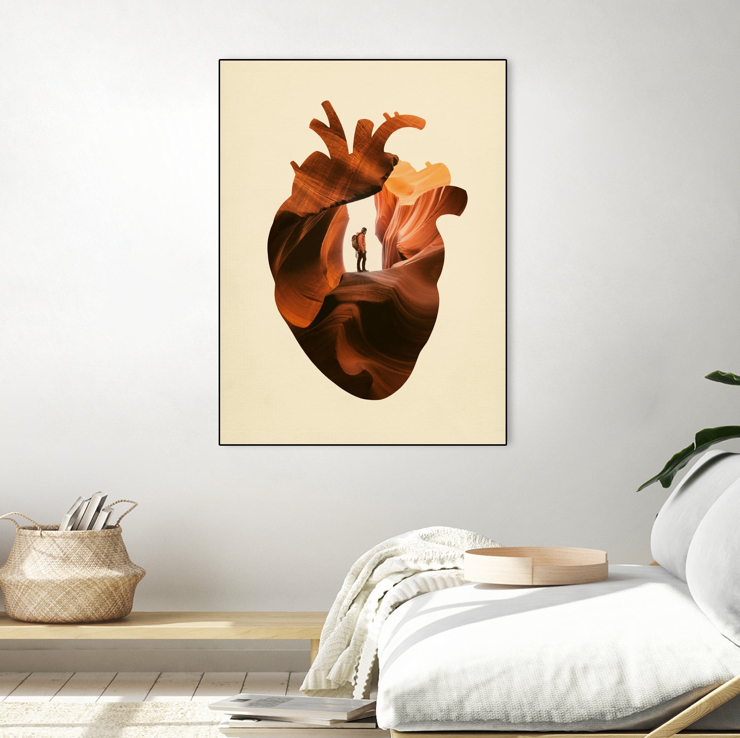 Heart Explorer by Enkel Dika on GIANT ART - orange photo manipulation