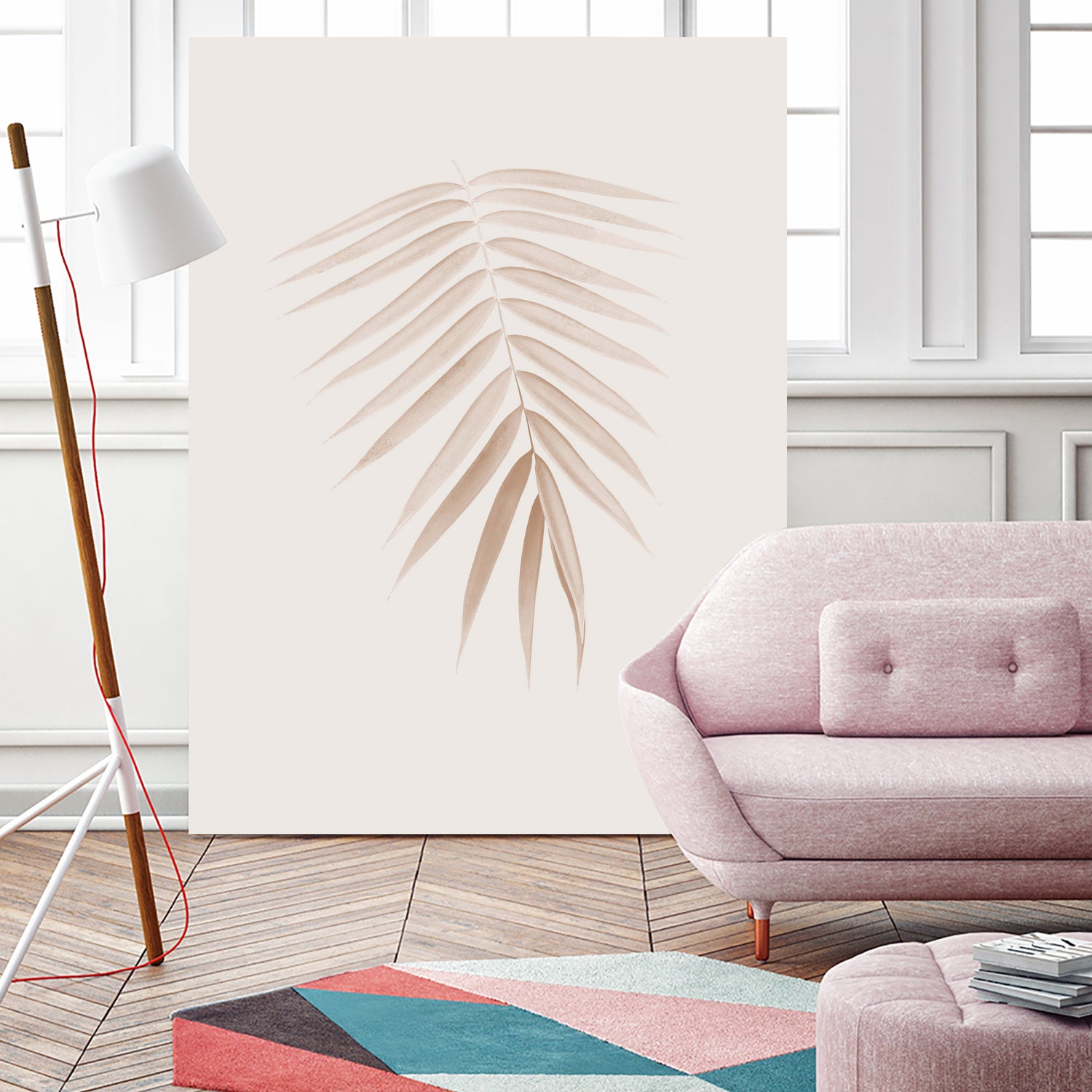 Palm Leaf Finesse #1 #minimal #tropical #decor #art by Anita & Bella Jantz on GIANT ART - brown photo illustration