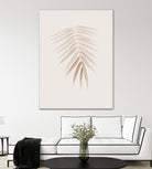 Palm Leaf Finesse #1 #minimal #tropical #decor #art by Anita & Bella Jantz on GIANT ART - brown photo illustration