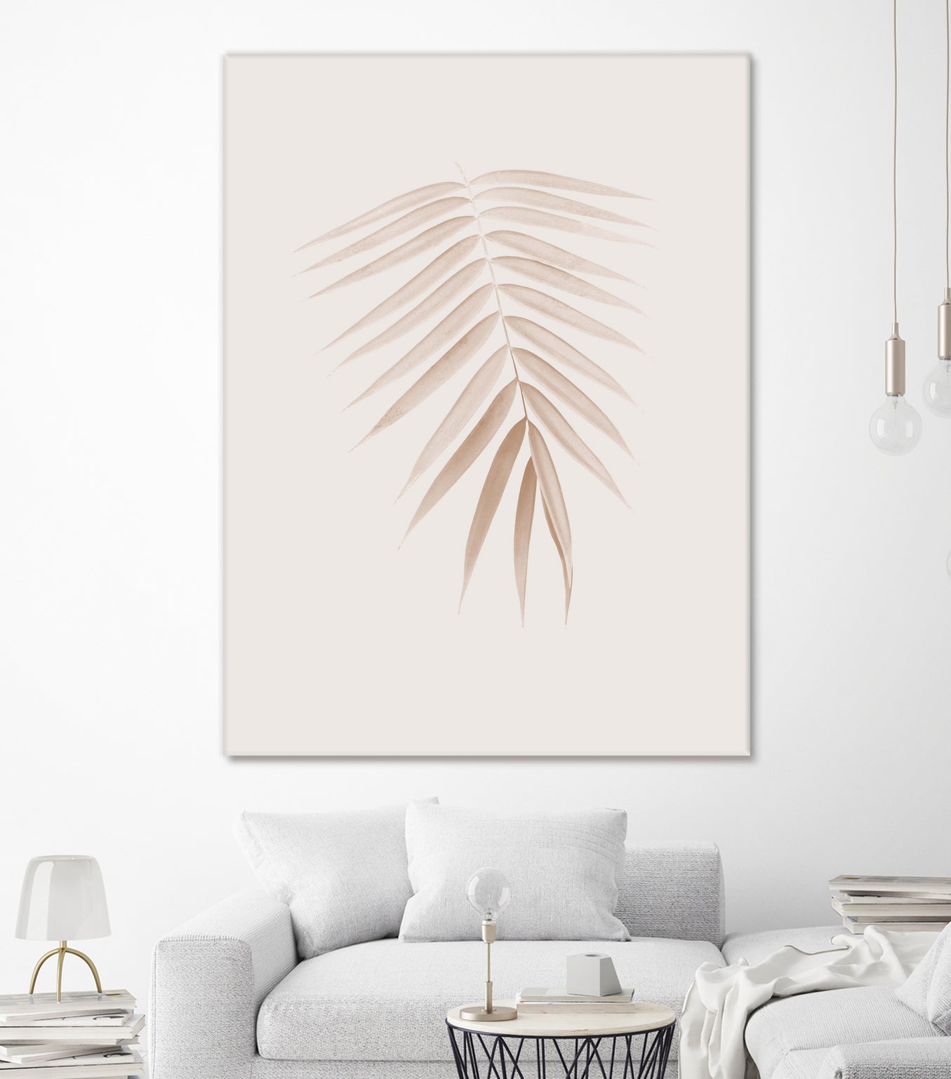 Palm Leaf Finesse #1 #minimal #tropical #decor #art by Anita & Bella Jantz on GIANT ART - brown photo illustration