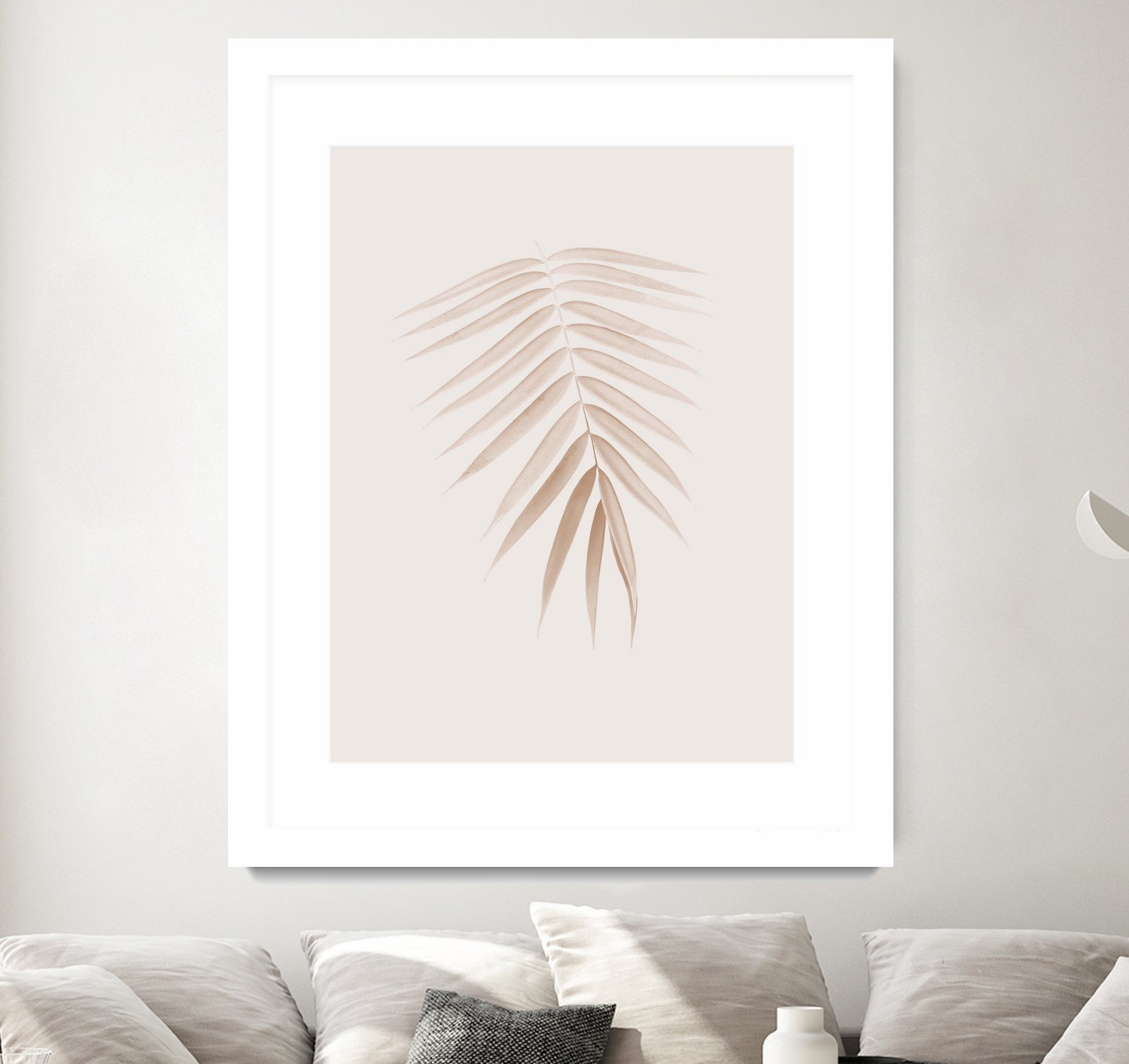 Palm Leaf Finesse #1 #minimal #tropical #decor #art by Anita & Bella Jantz on GIANT ART - brown photo illustration