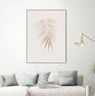 Palm Leaf Finesse #1 #minimal #tropical #decor #art by Anita & Bella Jantz on GIANT ART - brown photo illustration