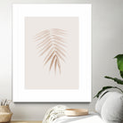 Palm Leaf Finesse #1 #minimal #tropical #decor #art by Anita & Bella Jantz on GIANT ART - brown photo illustration