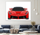 LaFerrari Mosaic by Cristian Mielu on GIANT ART - red digital drawing