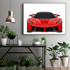 LaFerrari Mosaic by Cristian Mielu on GIANT ART - red digital drawing