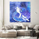 Leagore by Stevyn Llewellyn on GIANT ART - blue digital painting