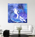 Leagore by Stevyn Llewellyn on GIANT ART - blue digital painting