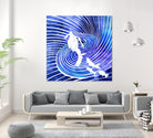 Leagore by Stevyn Llewellyn on GIANT ART - blue digital painting