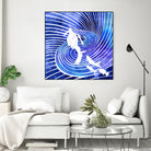 Leagore by Stevyn Llewellyn on GIANT ART - blue digital painting