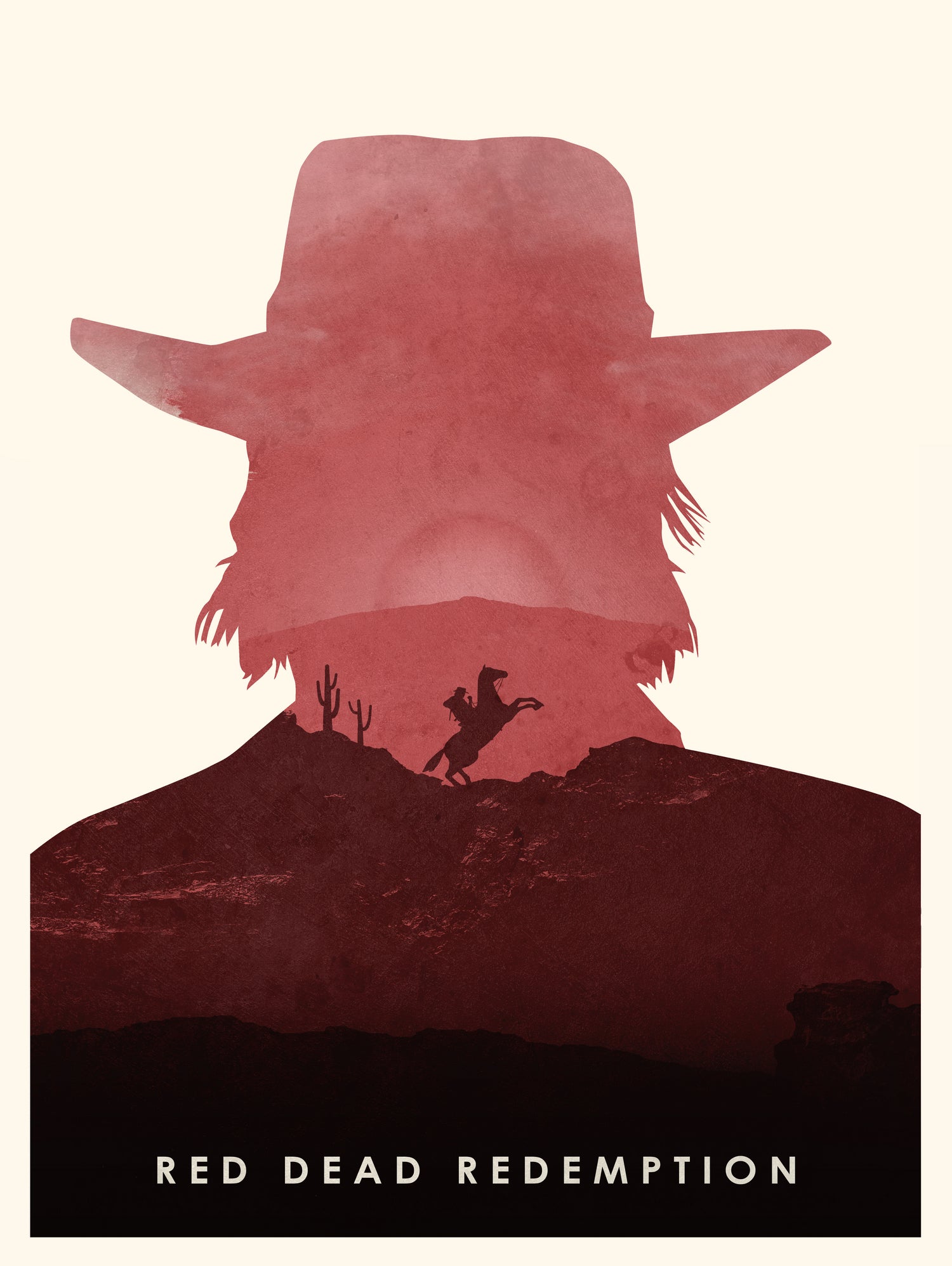 Red Dead Redemption by Ryan Ripley on GIANT ART - red digital drawing