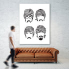 Beatles Mehendi by Candelaria Undurraga on GIANT ART - white digital drawing