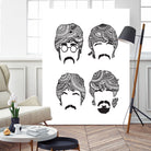 Beatles Mehendi by Candelaria Undurraga on GIANT ART - white digital drawing