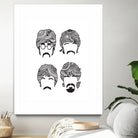 Beatles Mehendi by Candelaria Undurraga on GIANT ART - white digital drawing