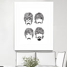 Beatles Mehendi by Candelaria Undurraga on GIANT ART - white digital drawing