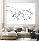 Pinky Swear by Faruk Soyarat on GIANT ART - white digital drawing