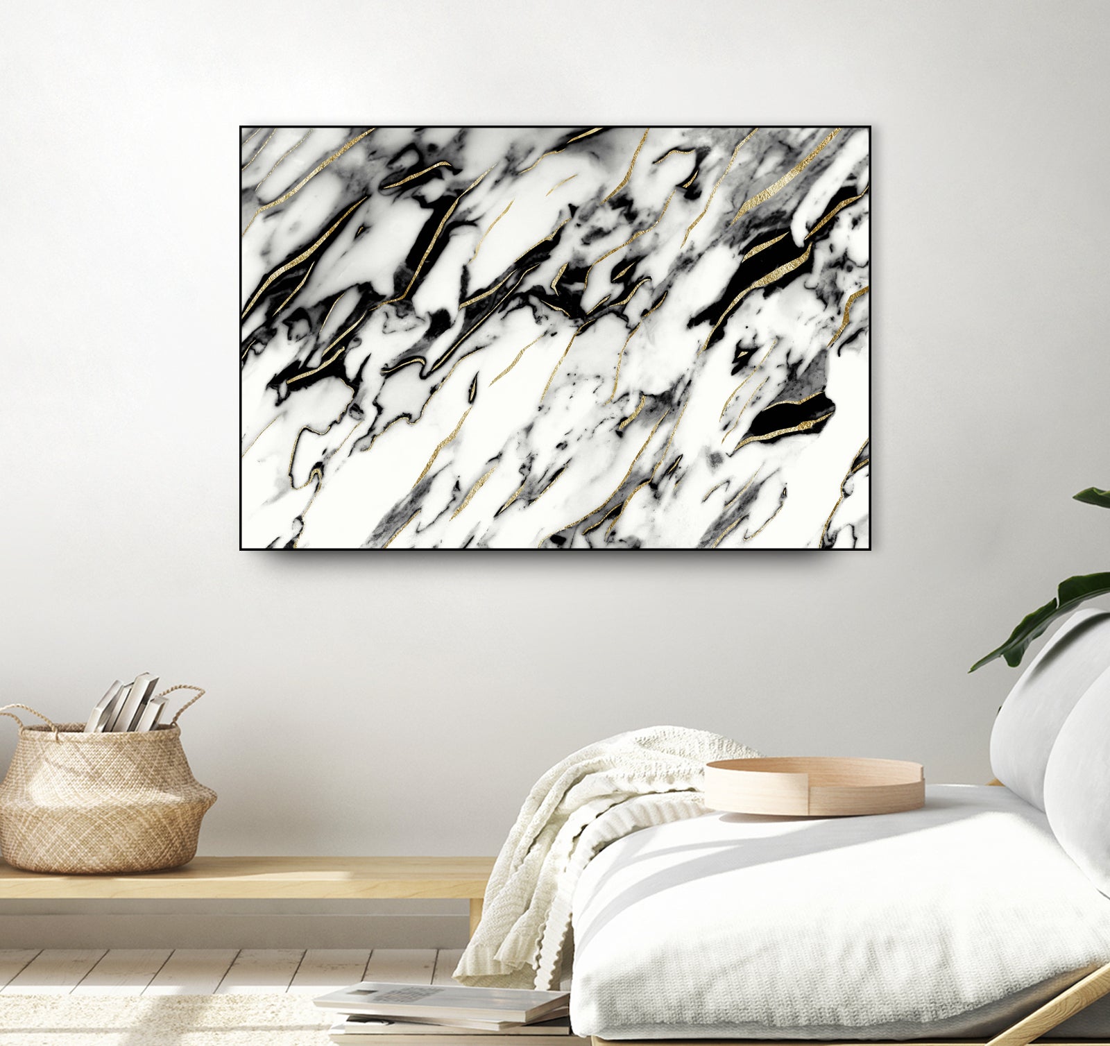 Classic White Marble Gold Foil Glam #1 #marble #decor #art by Anita & Bella Jantz on GIANT ART - white photo illustration