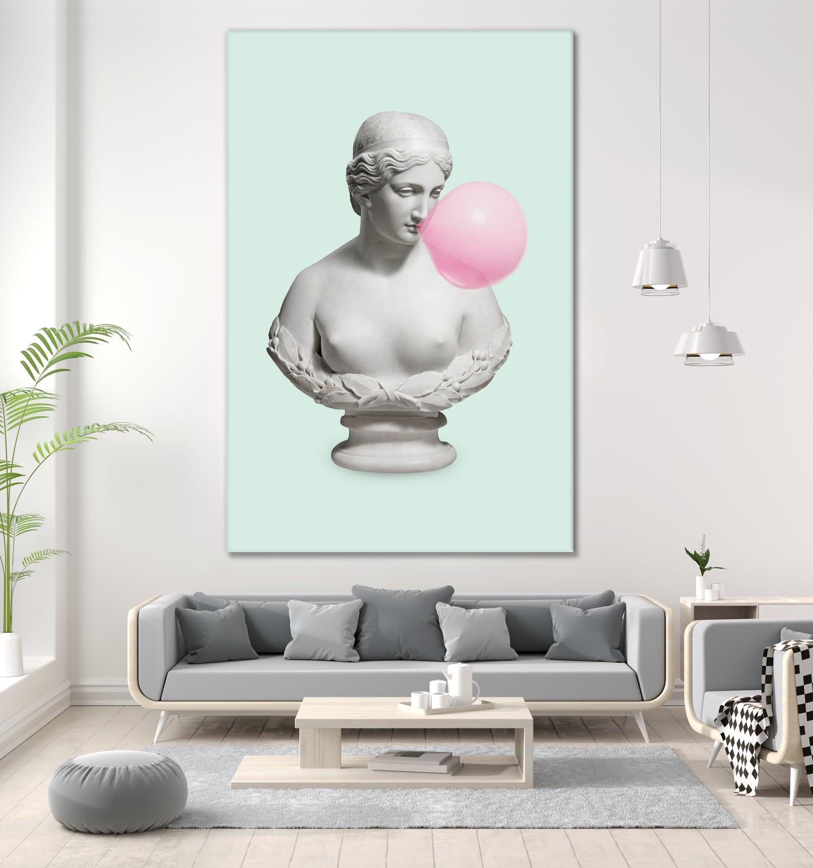 BUBBLE BUST by Jonas Loose on GIANT ART - green photo manipulation