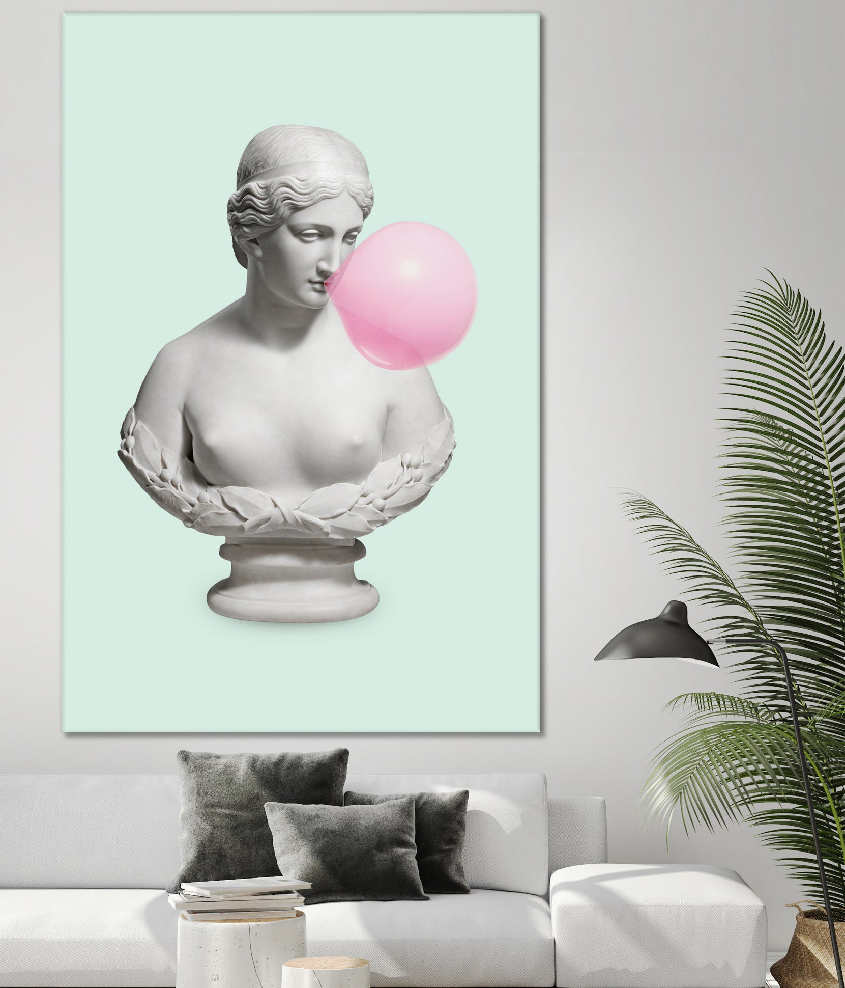 BUBBLE BUST by Jonas Loose on GIANT ART - green photo manipulation