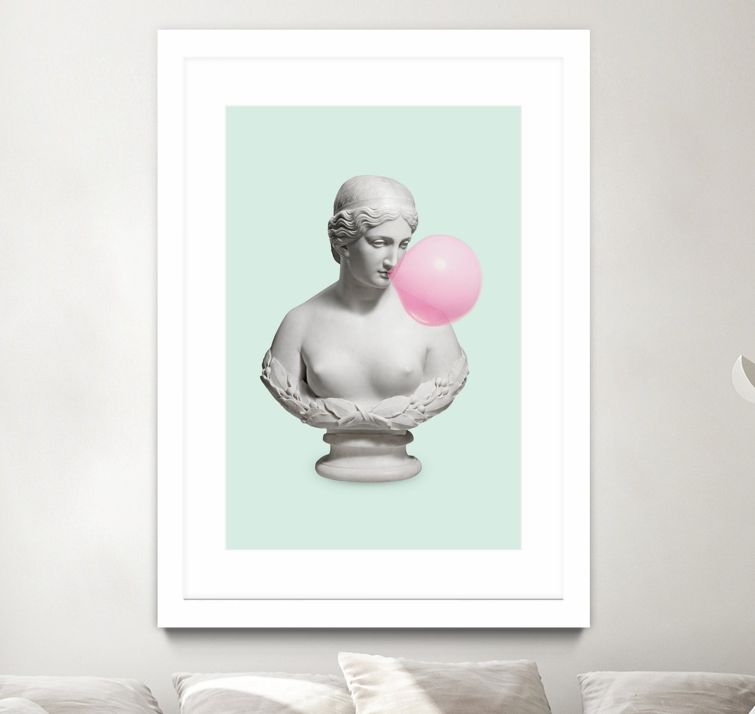 BUBBLE BUST by Jonas Loose on GIANT ART - green photo manipulation