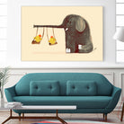 Elephant Swing by Budi Satria Kompoi on GIANT ART - digital painting