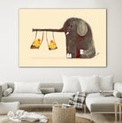 Elephant Swing by Budi Satria Kompoi on GIANT ART - digital painting