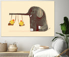 Elephant Swing by Budi Satria Kompoi on GIANT ART - digital painting