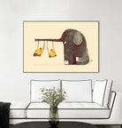 Elephant Swing by Budi Satria Kompoi on GIANT ART - digital painting