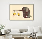 Elephant Swing by Budi Satria Kompoi on GIANT ART - digital painting