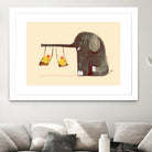 Elephant Swing by Budi Satria Kompoi on GIANT ART - digital painting