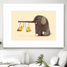 Elephant Swing by Budi Satria Kompoi on GIANT ART - digital painting