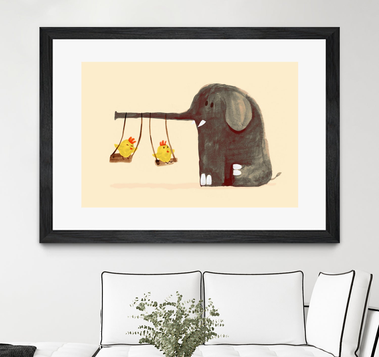 Elephant Swing by Budi Satria Kompoi on GIANT ART - digital painting