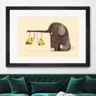 Elephant Swing by Budi Satria Kompoi on GIANT ART - digital painting