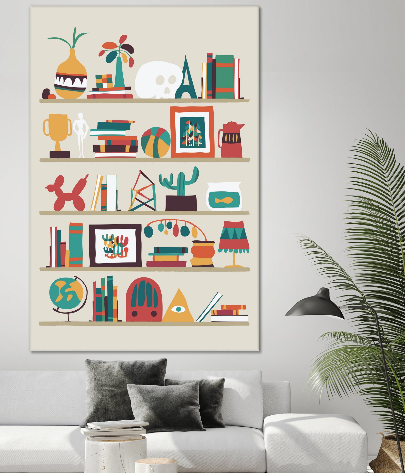 The Shelf by Budi Satria Kompoi on GIANT ART - vector illustration