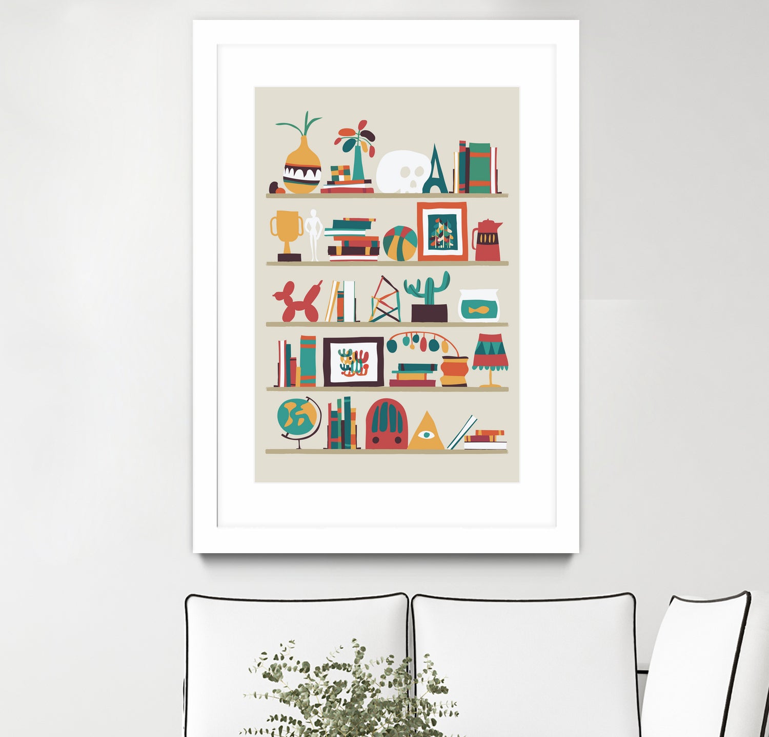 The Shelf by Budi Satria Kompoi on GIANT ART - vector illustration