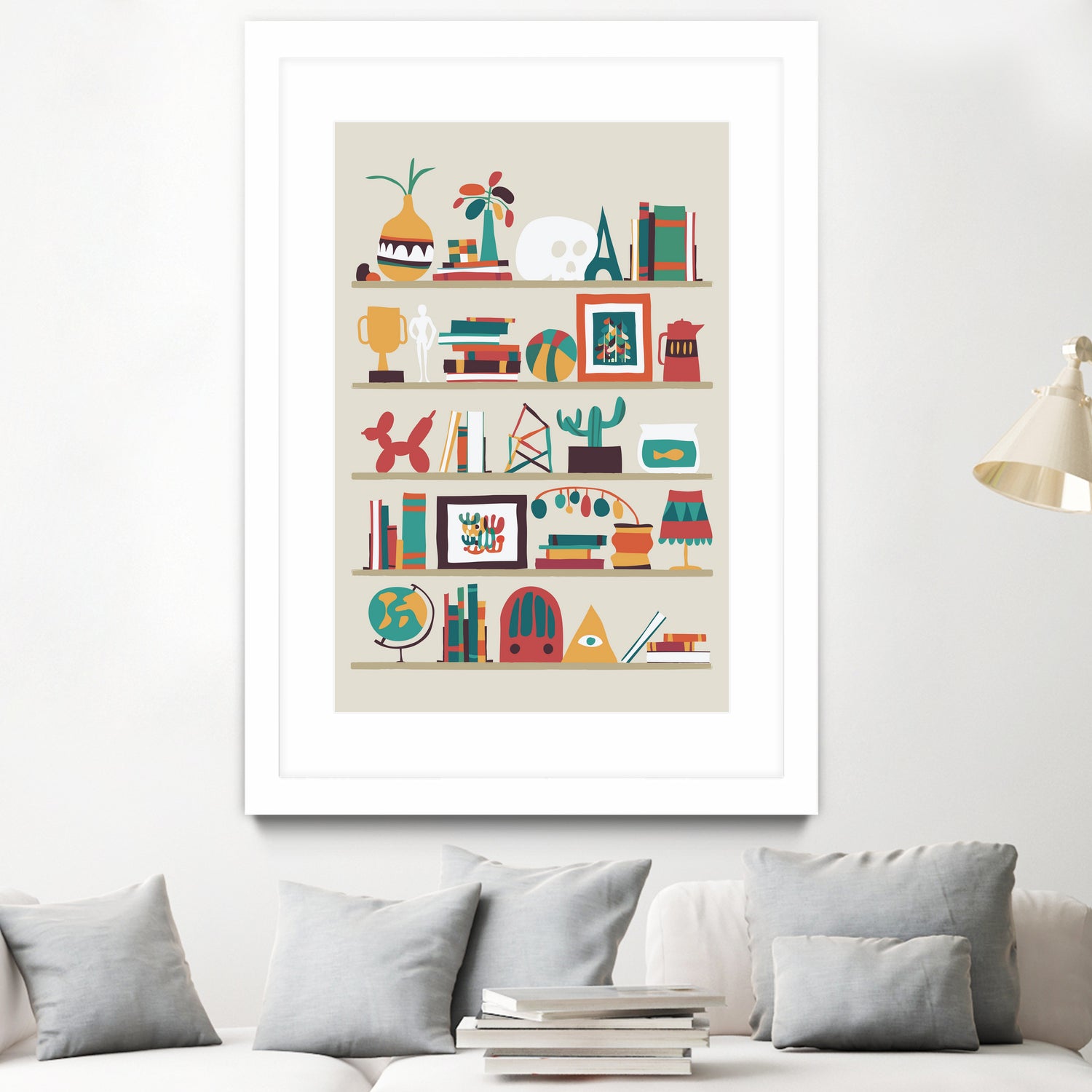 The Shelf by Budi Satria Kompoi on GIANT ART - vector illustration