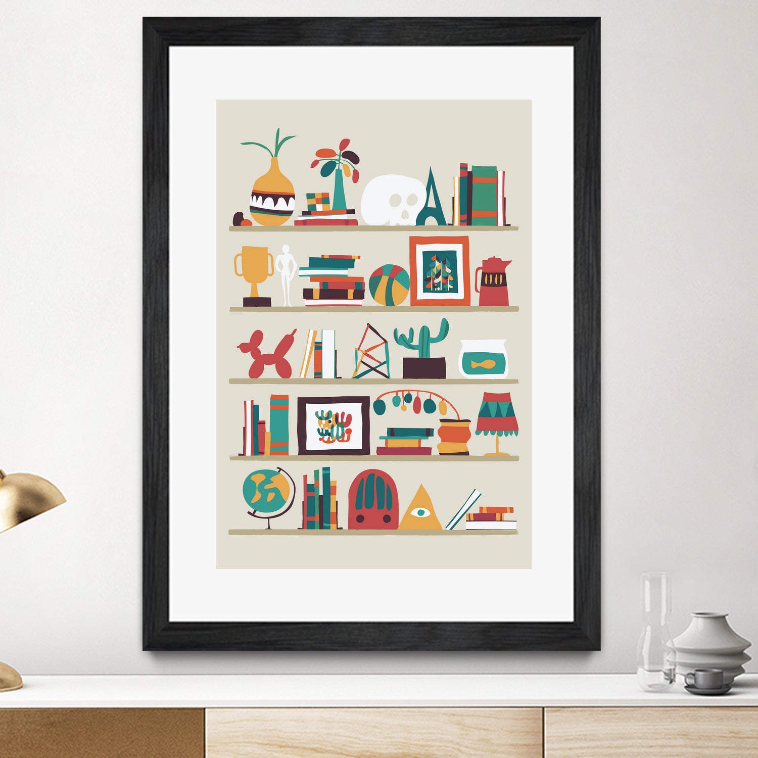 The Shelf by Budi Satria Kompoi on GIANT ART - vector illustration