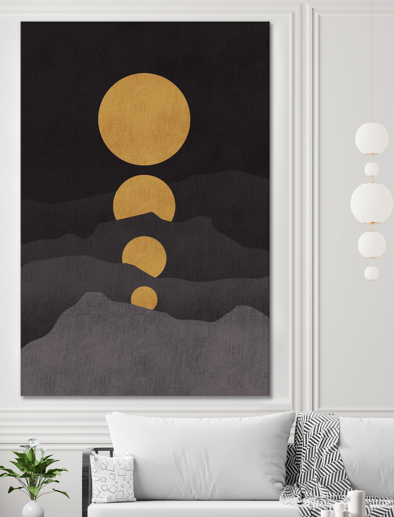 Rise of the Golden Moon by Budi Satria Kompoi on GIANT ART - mixed media