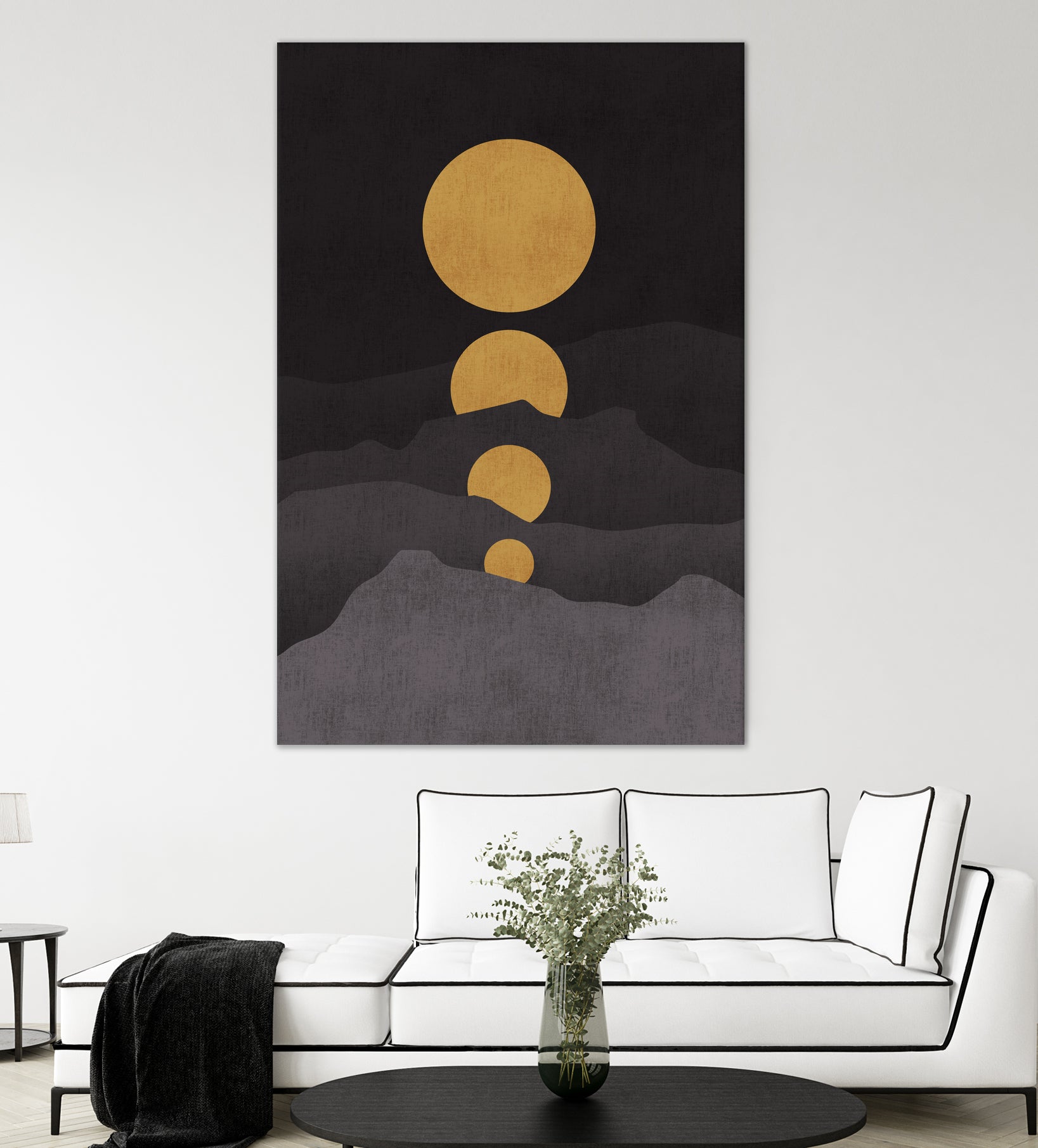 Rise of the Golden Moon by Budi Satria Kompoi on GIANT ART - mixed media