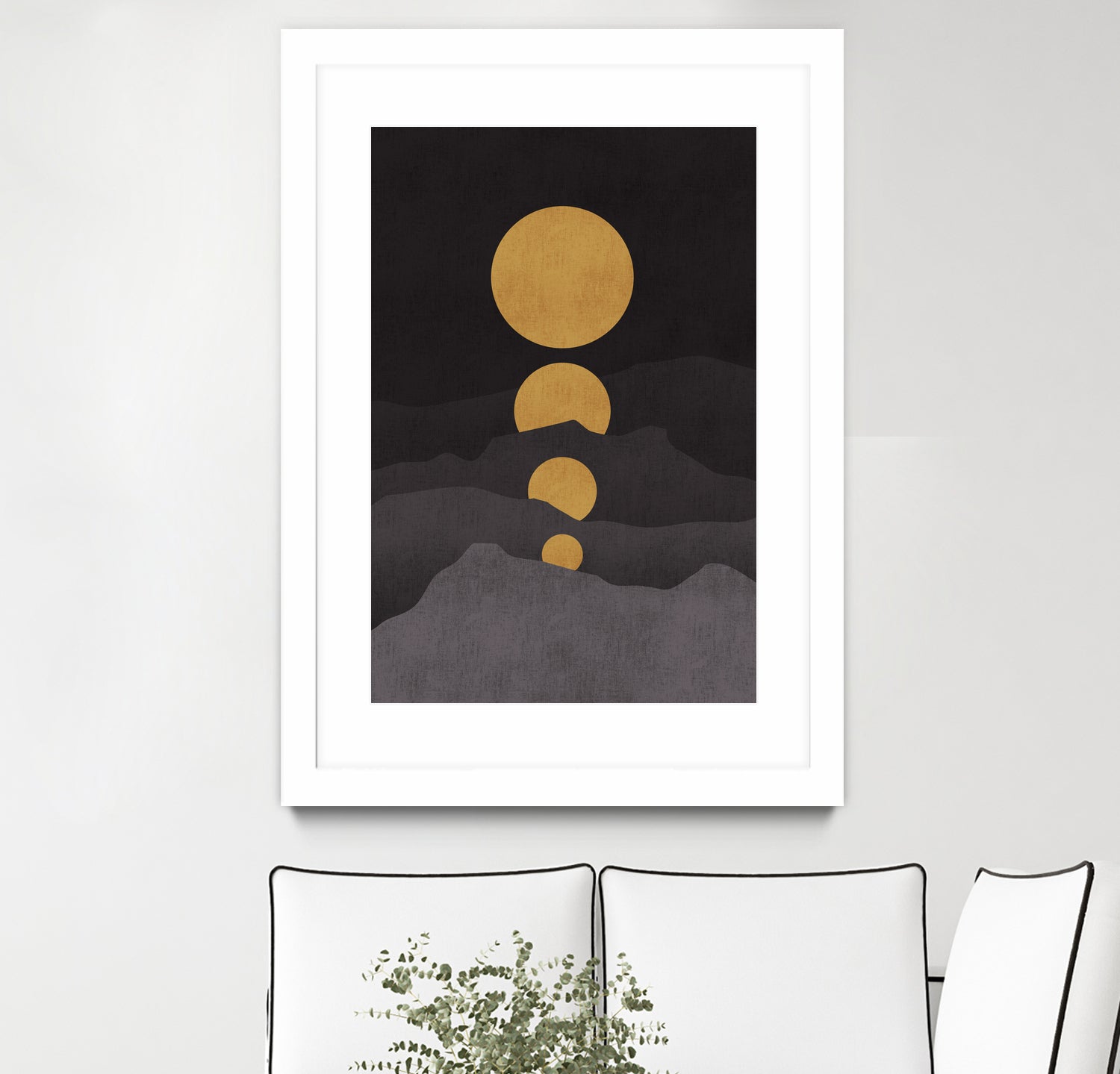 Rise of the Golden Moon by Budi Satria Kompoi on GIANT ART - mixed media