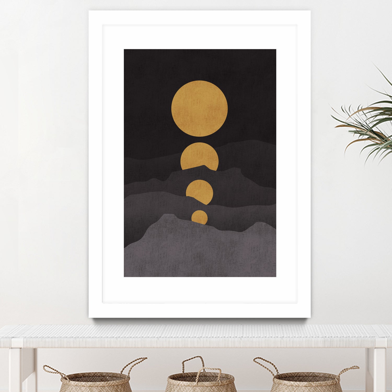 Rise of the Golden Moon by Budi Satria Kompoi on GIANT ART - mixed media