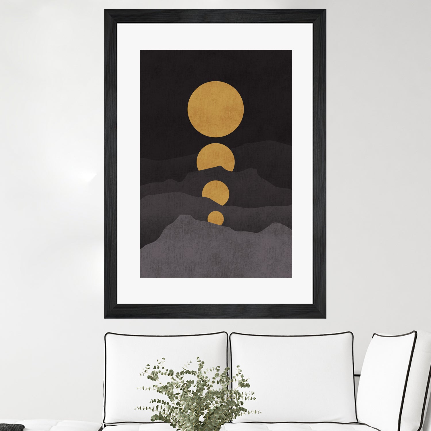 Rise of the Golden Moon by Budi Satria Kompoi on GIANT ART - mixed media