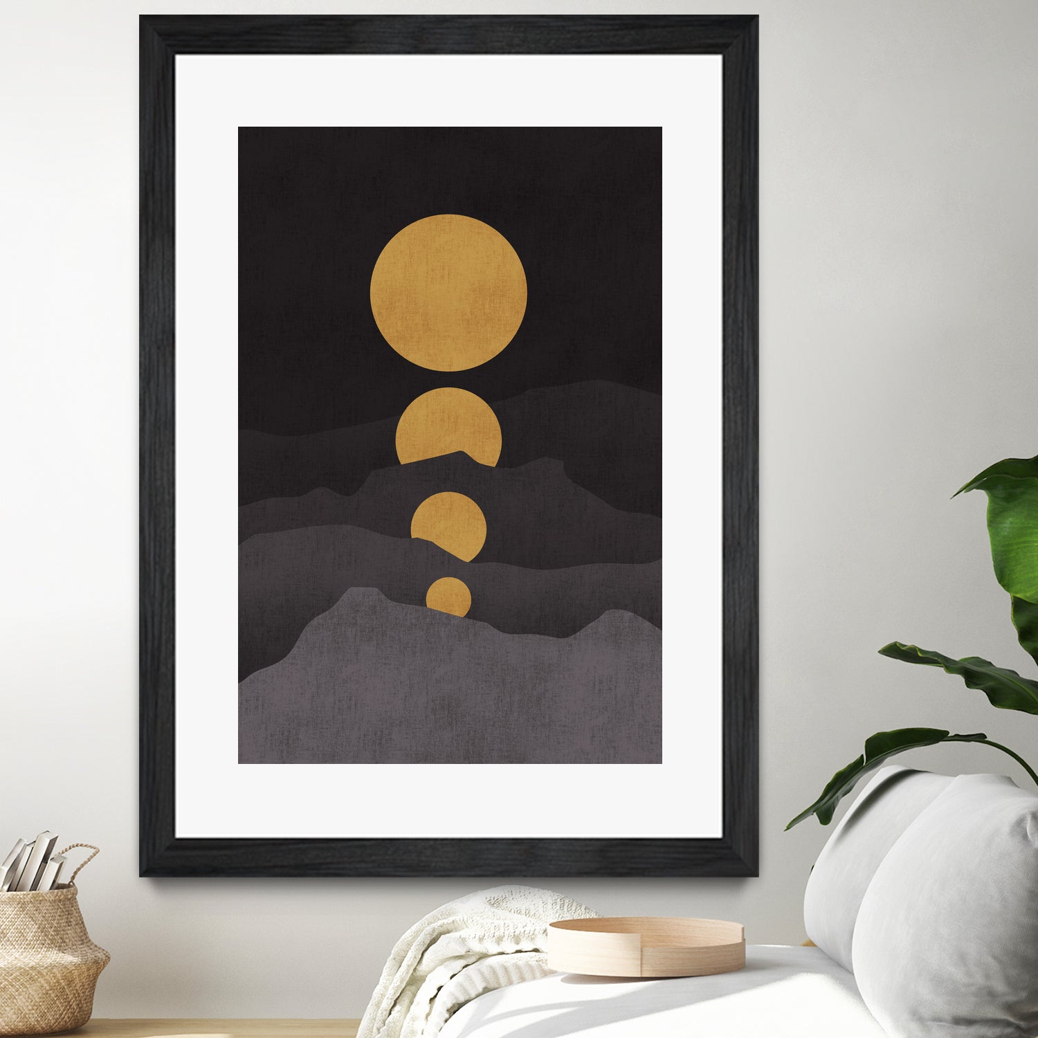 Rise of the Golden Moon by Budi Satria Kompoi on GIANT ART - mixed media