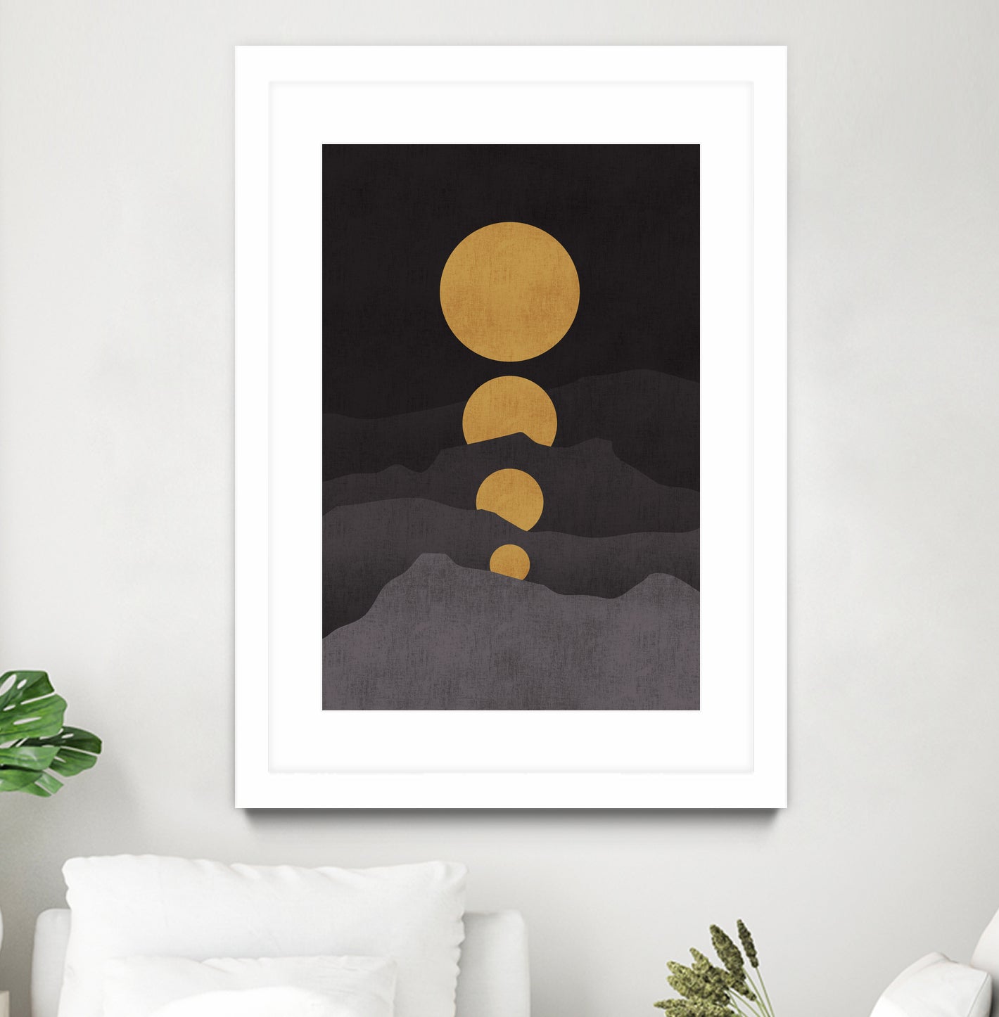 Rise of the Golden Moon by Budi Satria Kompoi on GIANT ART - mixed media