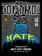 Post-Punk Dark Knight: Control by Bily Mariano da Luz on GIANT ART - black digital drawing