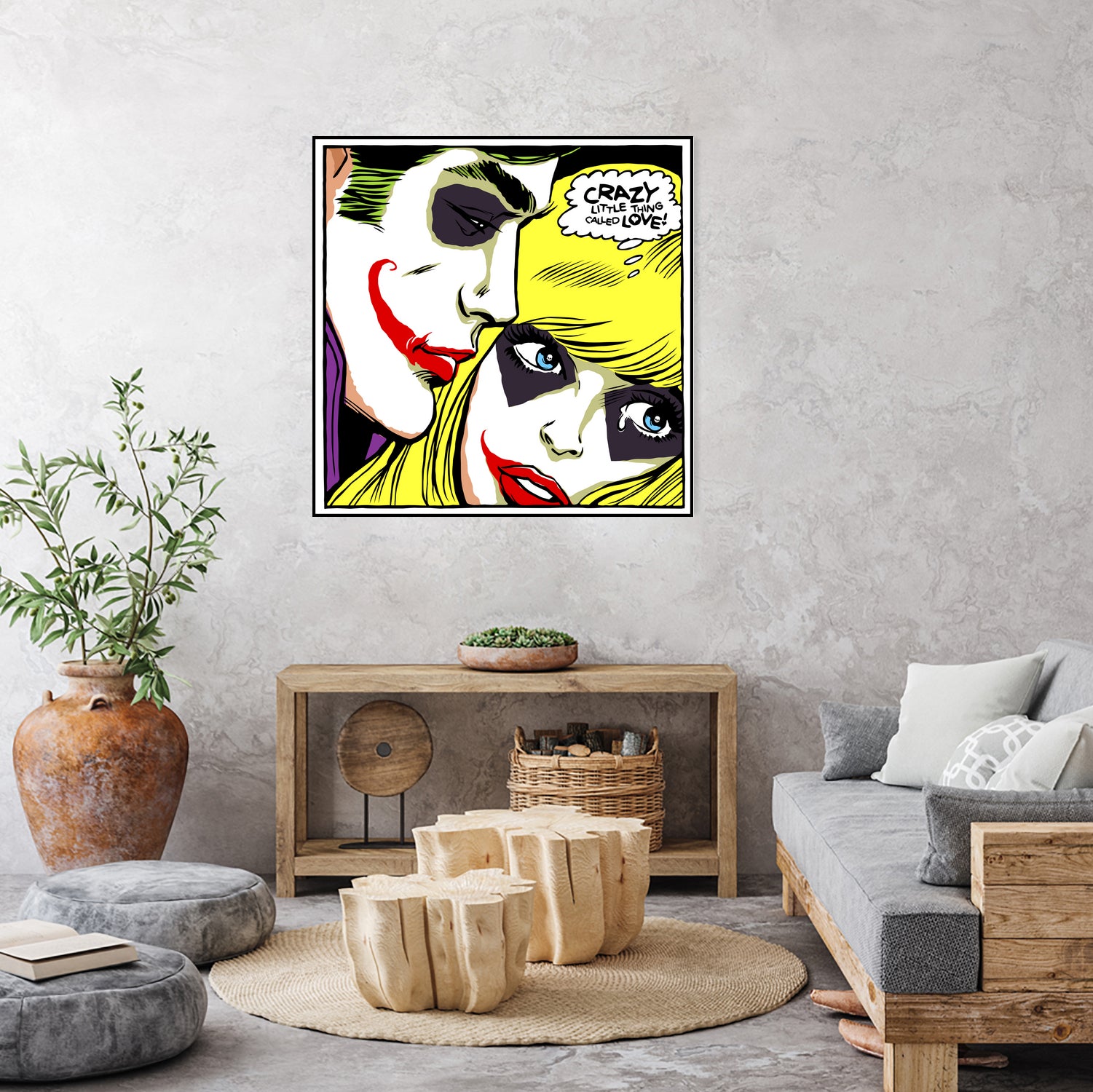 Crazy Little Thing Called Love by Bily Mariano da Luz on GIANT ART - yellow digital drawing