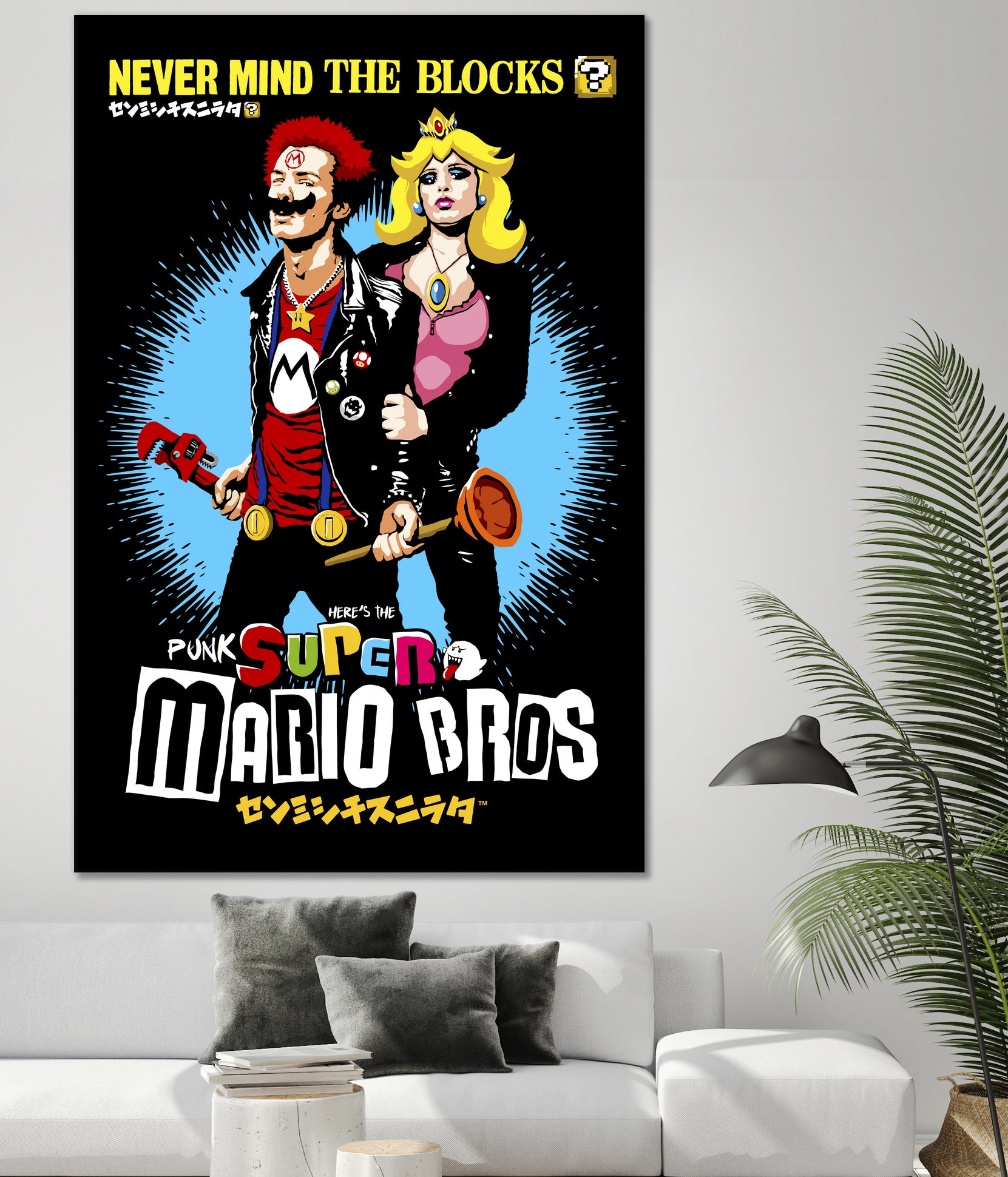 The Sid & Nancy Nintendo Lost Levels by Bily Mariano da Luz on GIANT ART - blue character design