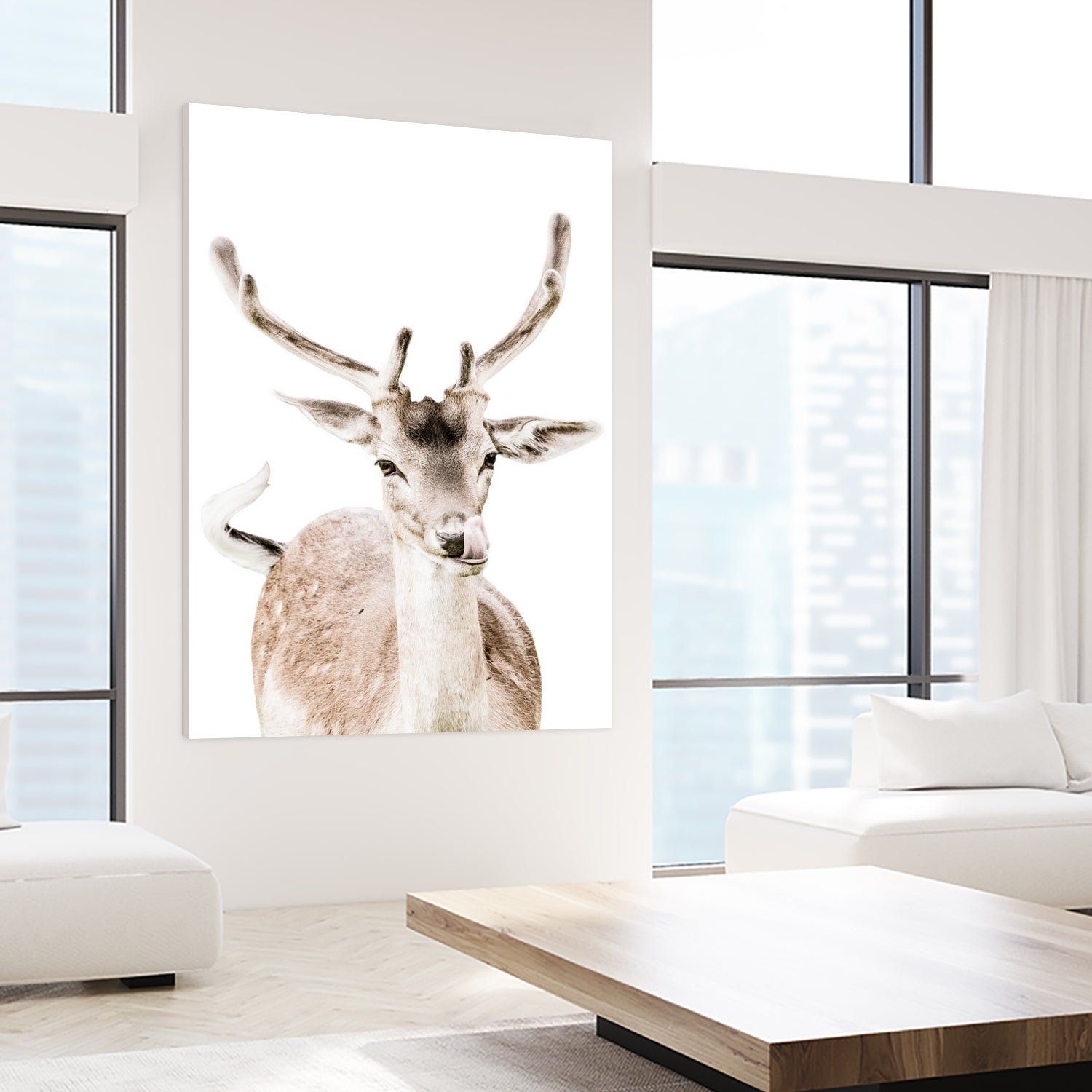 Deer I by Victoria Frost on GIANT ART - white photo manipulation