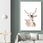 Deer I by Victoria Frost on GIANT ART - white photo manipulation